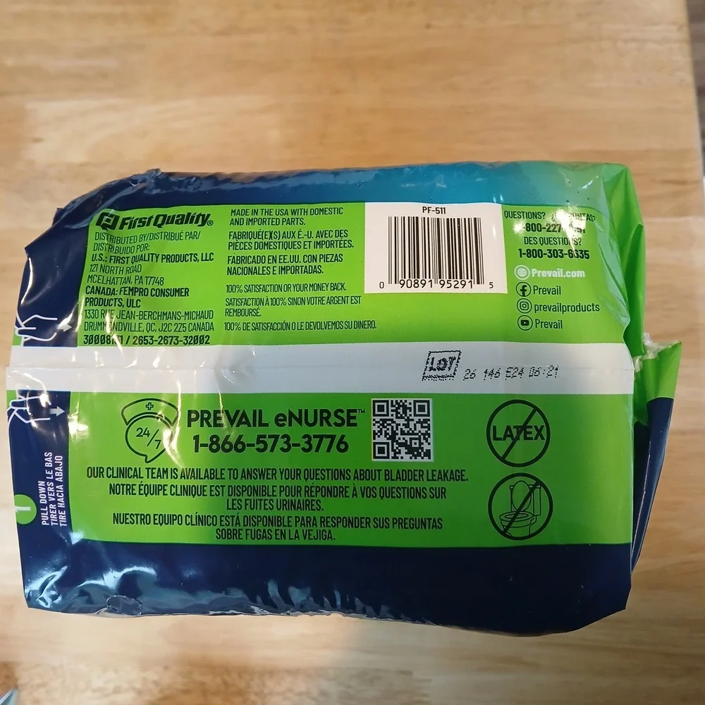 Prevail Per-Fit Daily Underwear Extra Absorbency Small 20-34